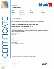 Certificado VCA