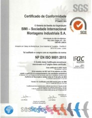 Certificado ISO 9001 - 2015